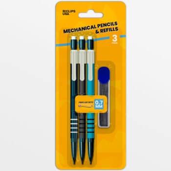 Mechanical Pencils, Extra Lead Refills,7mm, 3 Pk.