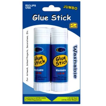 Jumbo Glue Sticks, 2 Pk.