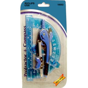Protractor and Compass Set