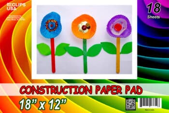 Construction Paper Pad, 18X12