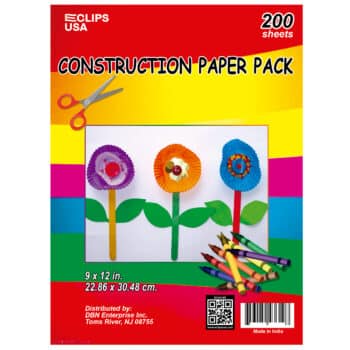 Construction Paper Pack, 9X12