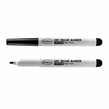 Dry Erase Markers, Fine Tip, Black Ink