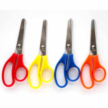 5" Scissors, Round Tip, Assorted Colors - Bulk Pack