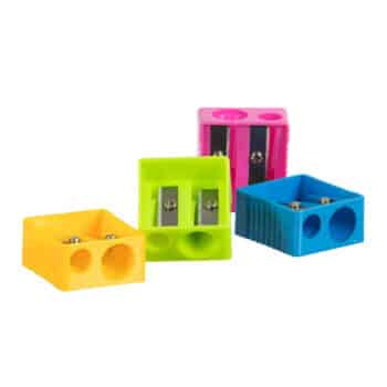 Pencil & Crayon Sharpeners, Assorted Colors - Bulk Pack