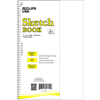 Poly Sketch Book, 9x12, 30 Sheets