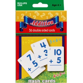 Flash Cards, Addition, 36 Cards