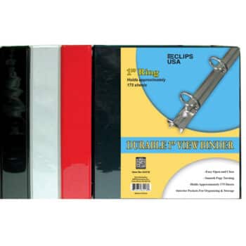Vinyl View Binder, 1"