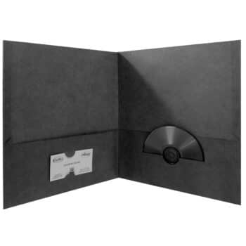 Paper Portfolios, 2 Pockets, Black