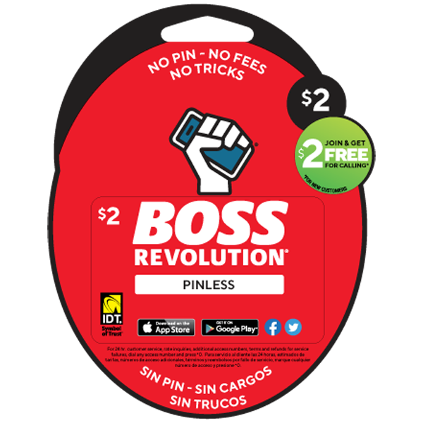 150 Pack Of $2 Boss Revolution Pinless Recharge Cards - NRS Marketplace.