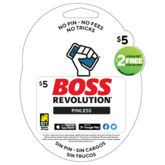 50 Pack of $5 Boss Revolution Pinless Recharge Cards