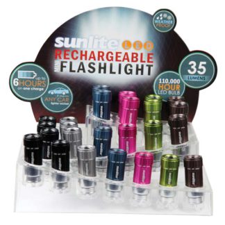 Mini Rechargeable Flashlight, 6-Hour Battery Life, Perfect For Cars (25 Pack )